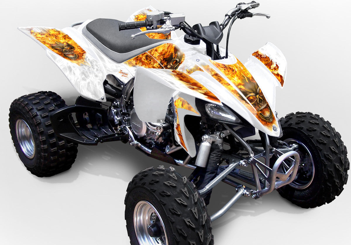 NITRO - White Background, Natural Fire Design