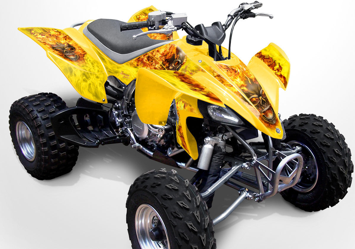 NITRO - Yellow Background, Natural Fire Design