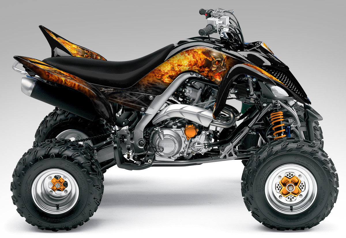 Nitro - Natural Fire Design on Black Bike