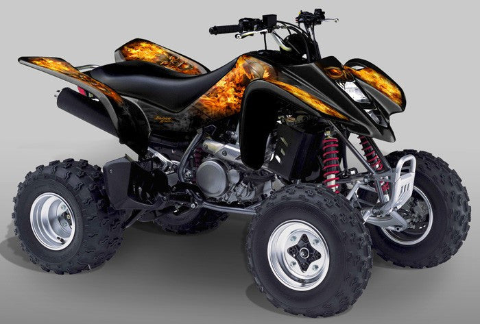 Nitro - Black Background, Natural Fire Design