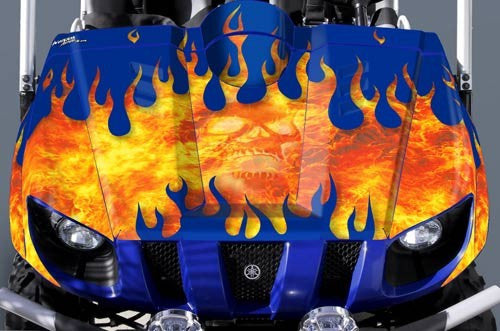 On Fire - Blue Design