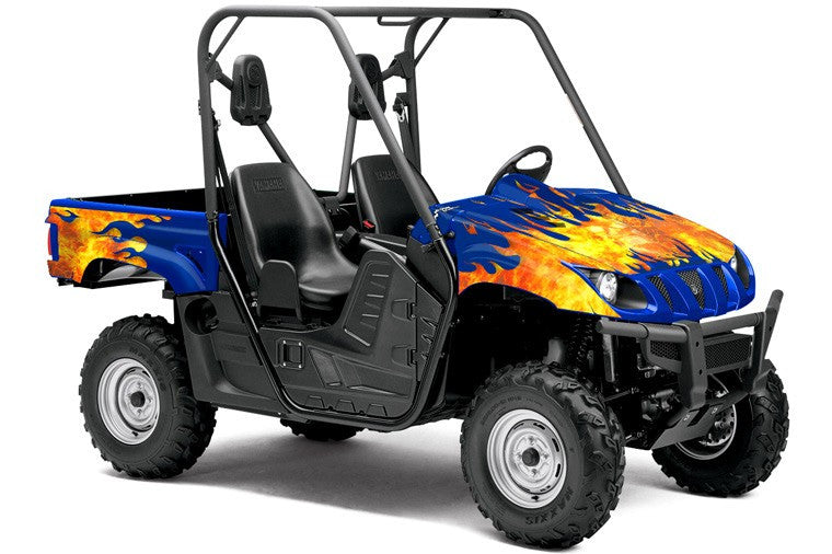 On Fire - Blue Design