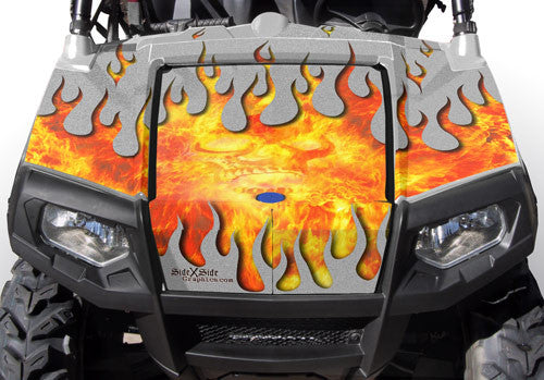 On Fire - Silver/Grey Background