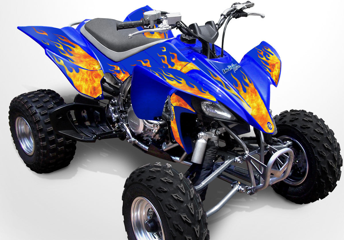 On Fire - Blue Background