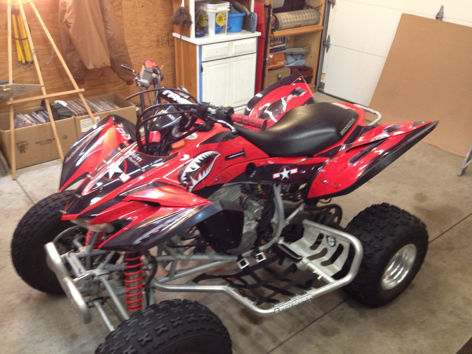 War Machine - Red Background Black Design