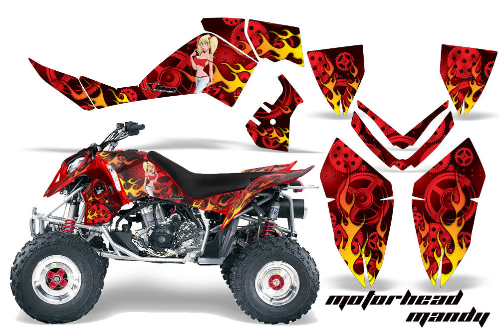 Motorhead Mandy - Red Background Red Design