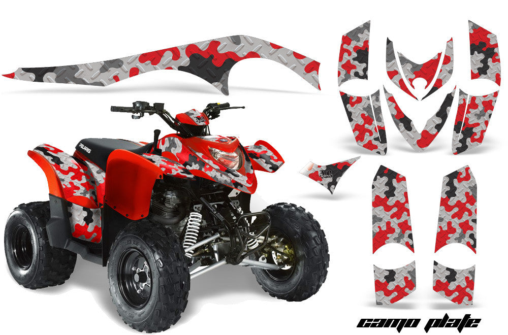 Camo Plate - Red Design