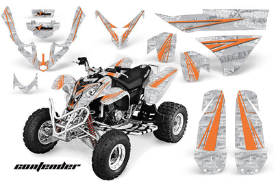 Contender - White Background Orange Design