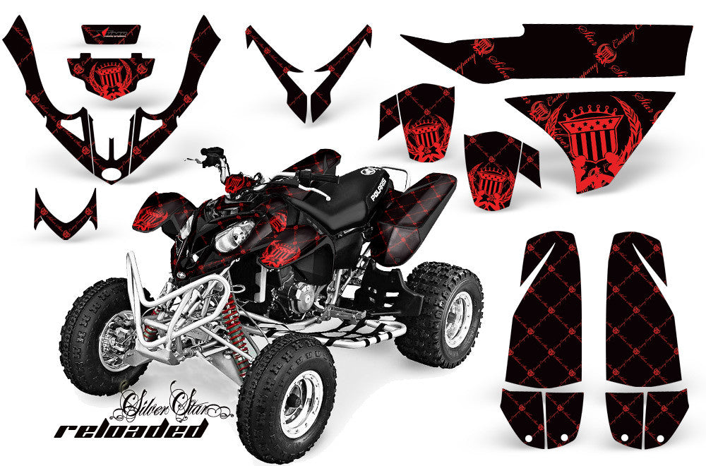 Reloaded - Black Background Red Design