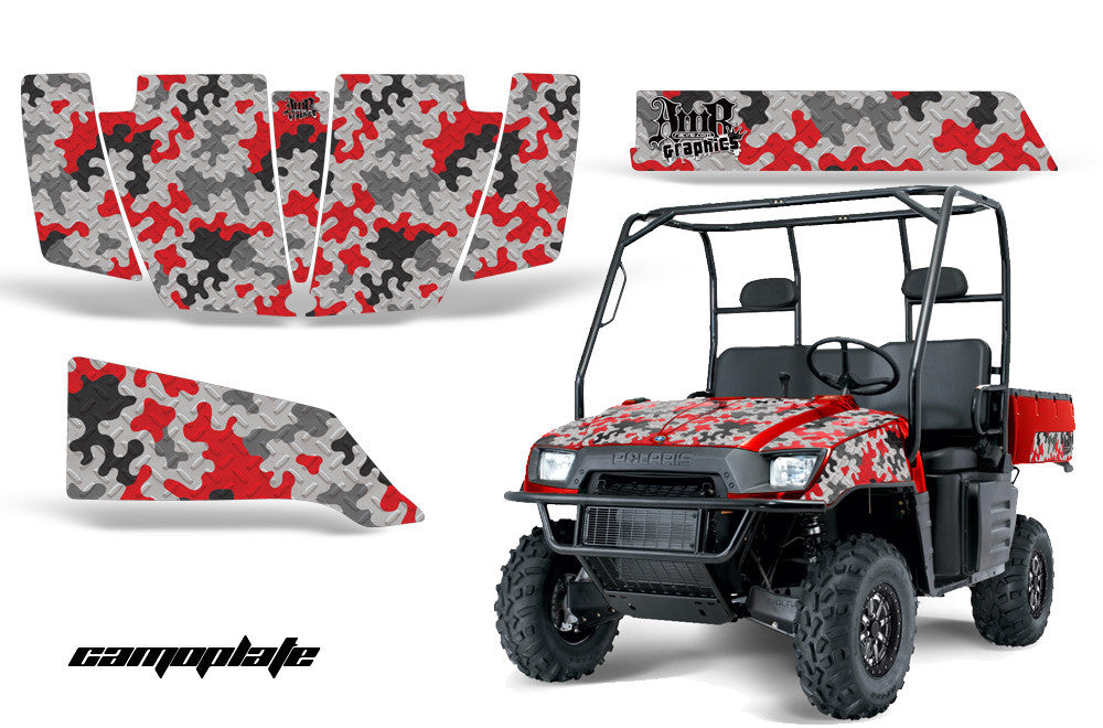 Camo Plate - RED design