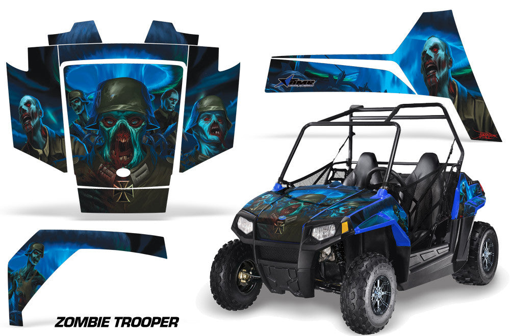 Zombie Trooper - BLUE background