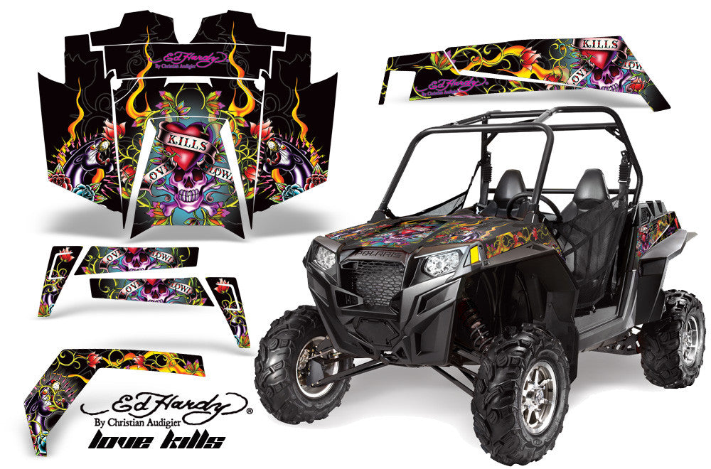 Love Kills - Black Background