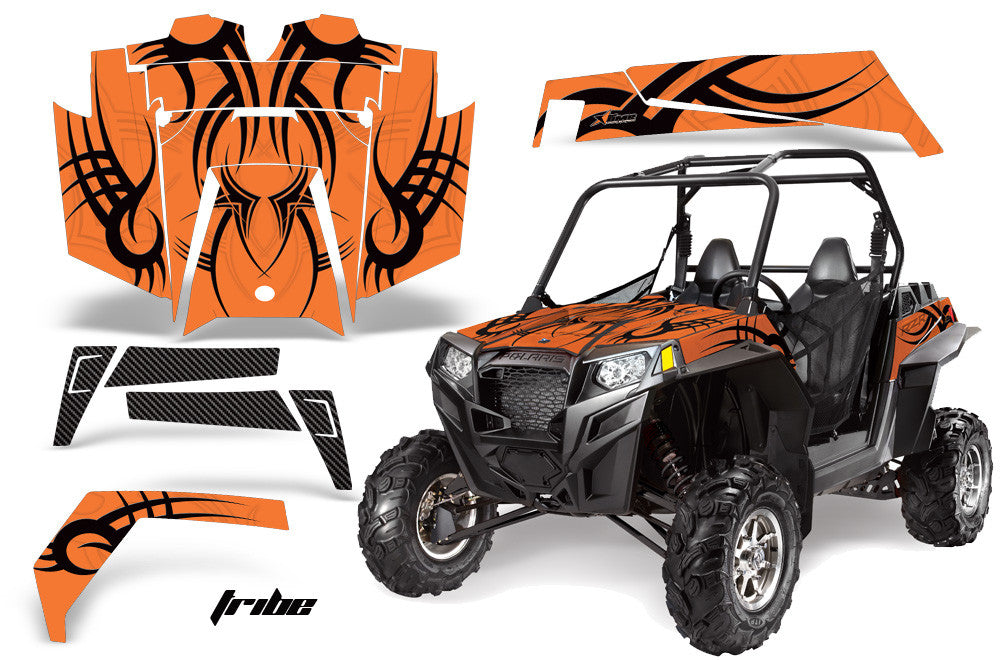 Tribe - Orange Background Black Design