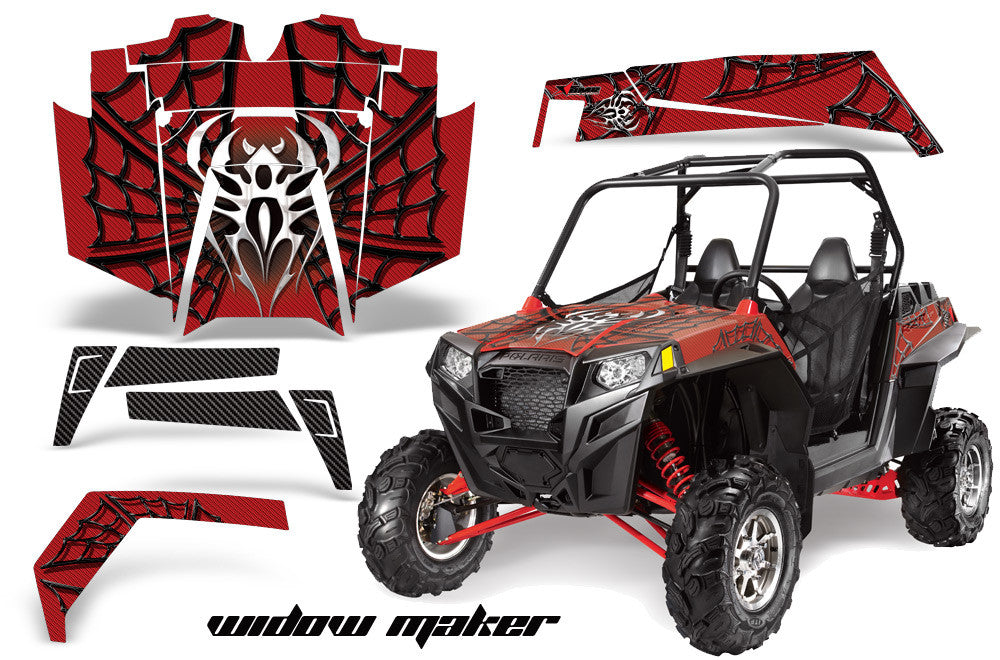 Widow Maker - Red Background Black Design