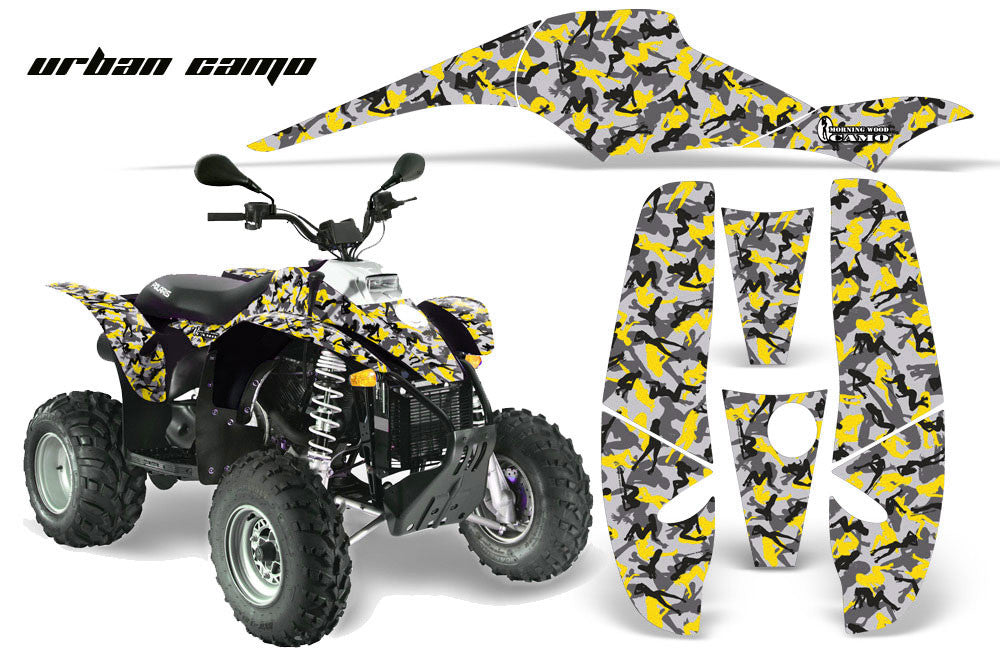 Polaris Scrambler 500 ATV Camo Graphic Kit Green - Kutvek Kit Graphik Polaris Scrambler 500 ATV Camo Graphic Kit Green - Kutvek Kit Graphik