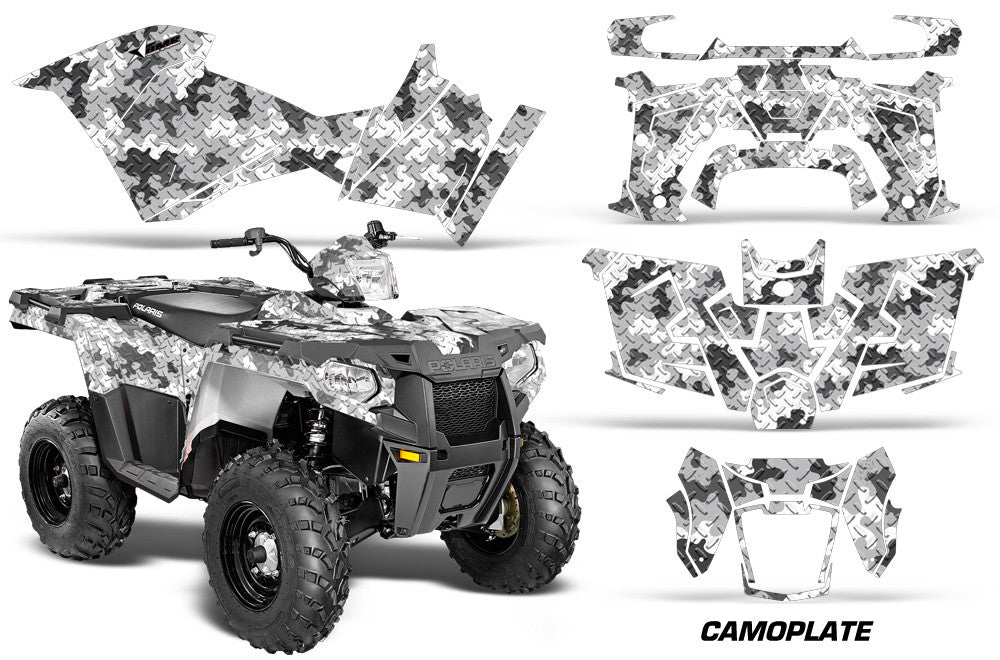 Camo Plate - White Design