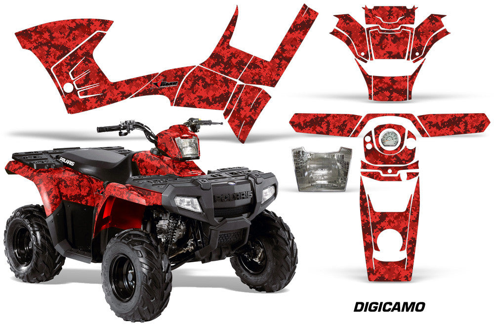 Digi Camo - Red Design