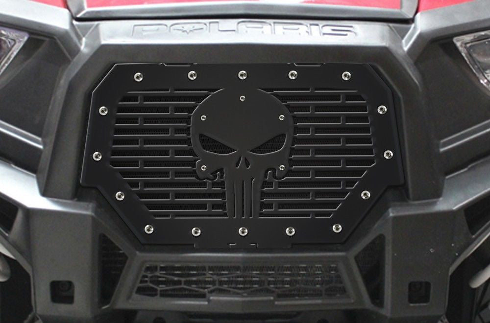 Skull - Bricks - Satin Black