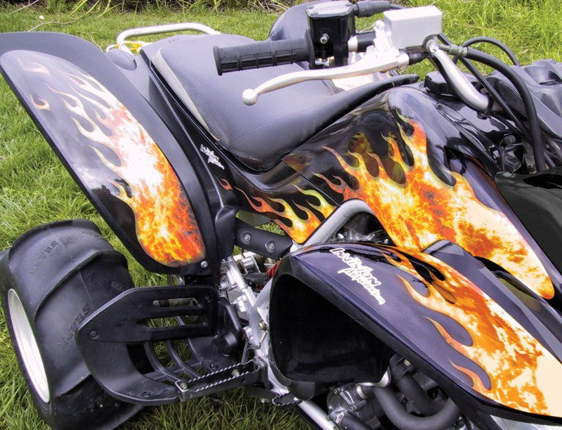 On Fire - Black Background