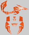 Ride the Lightning - OrangeBackground, White Design