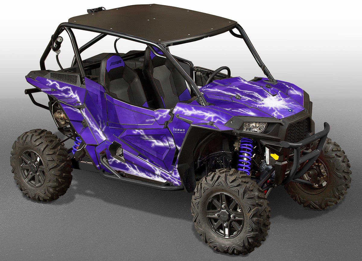 Ride the Lightning - Purple Background