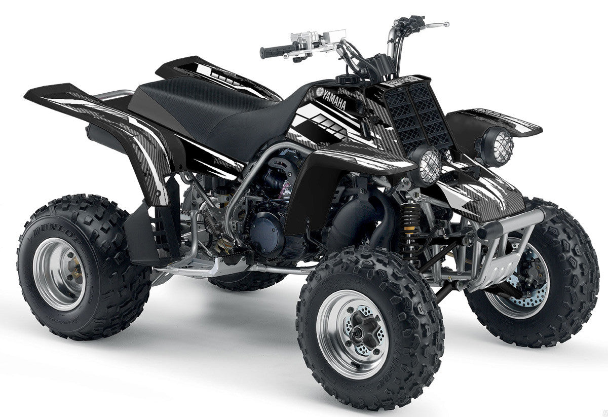 Racer X - Black Background, White Design