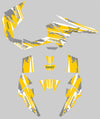 Racer-X - Yellow Background, White Design