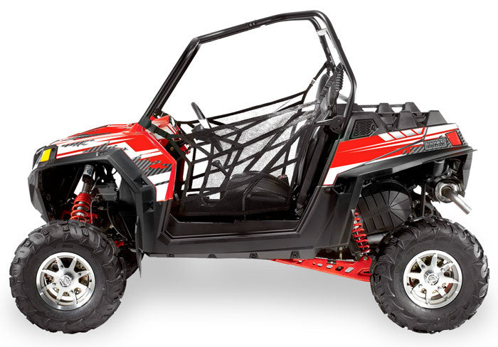 Racer X - Red Background, White Design