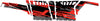 Racer X - Black Background Red Design - Pro Armor Side View