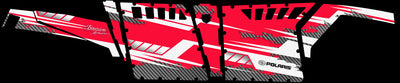 Racer X - Red Background White Design - Pro Armor Side View