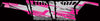 Racer X Silver Background Pink Design - Pro Armor side view