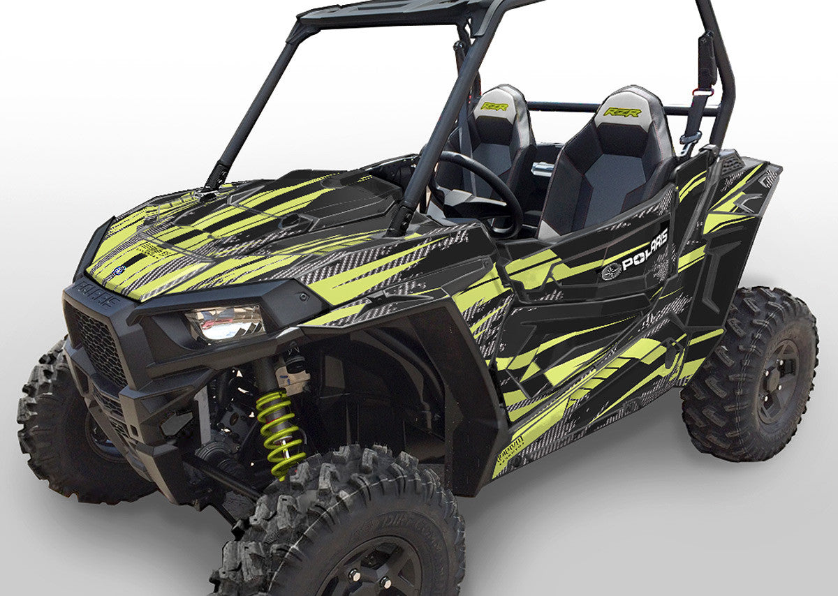 Racer-X - Black Background, Turbo Green Design