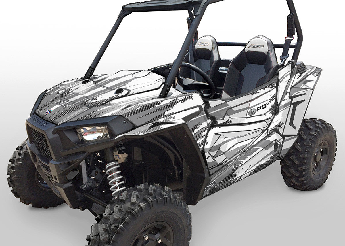 Racer-X - White Background, Grey Design