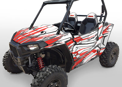 Racer-X - White Background, Red Design