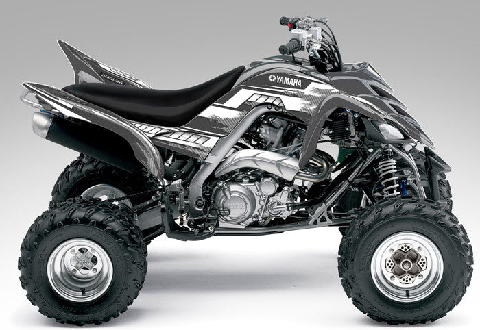 Racer-X - Grey Background, White Design