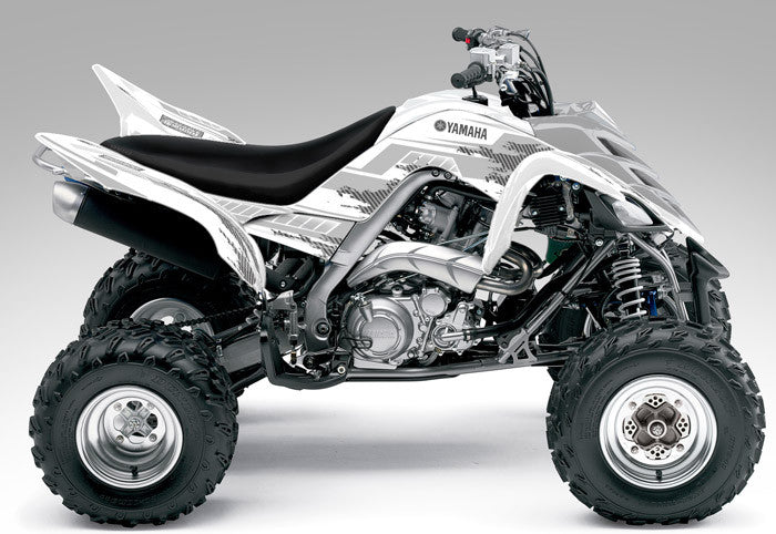 Racer-X - White Background, Silver Design