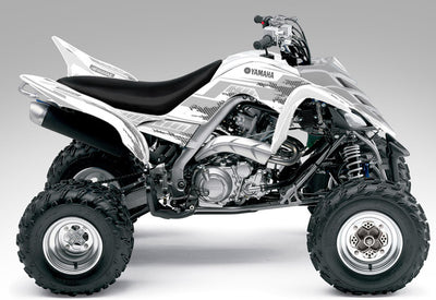 Racer-X - White Background, Silver Design
