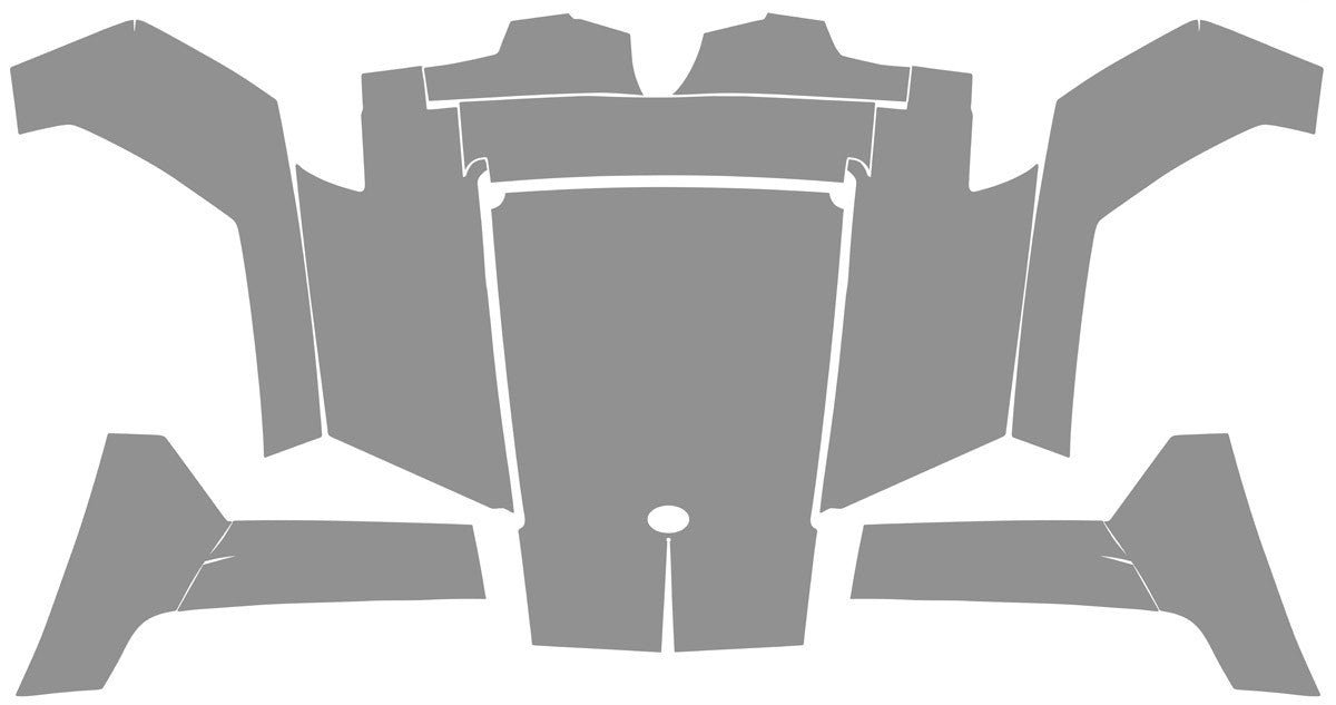 2008-2010 RZR 800 Decal Layout