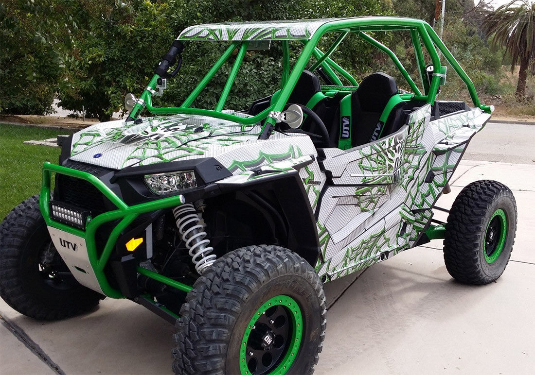 Widow Maker White Background, Green Design