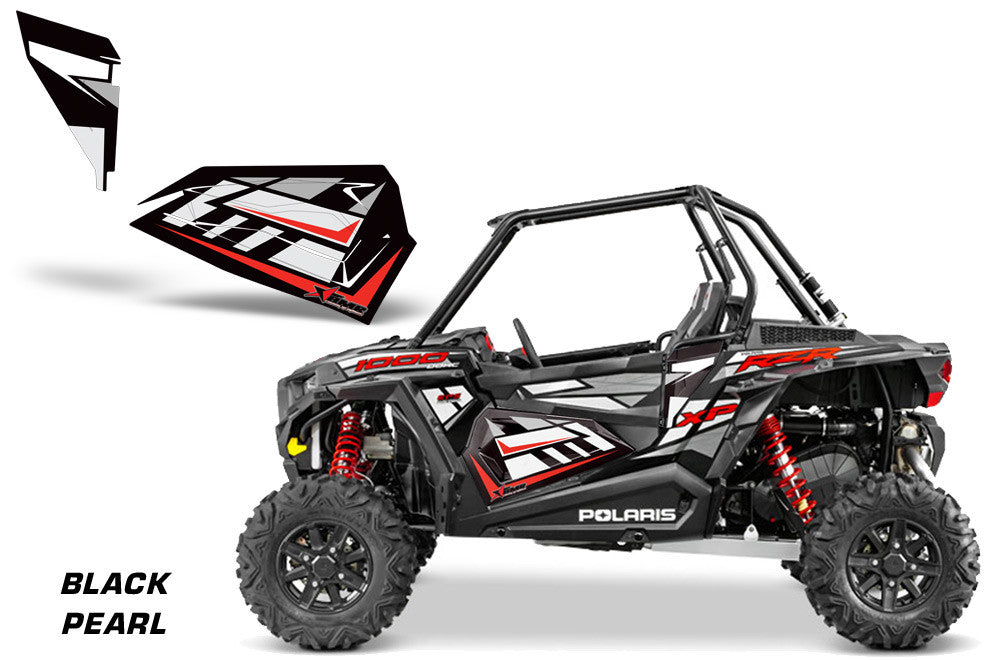 Lower Door Graphics - RZR 1000 XP Door Insert Graphics - Invision ...