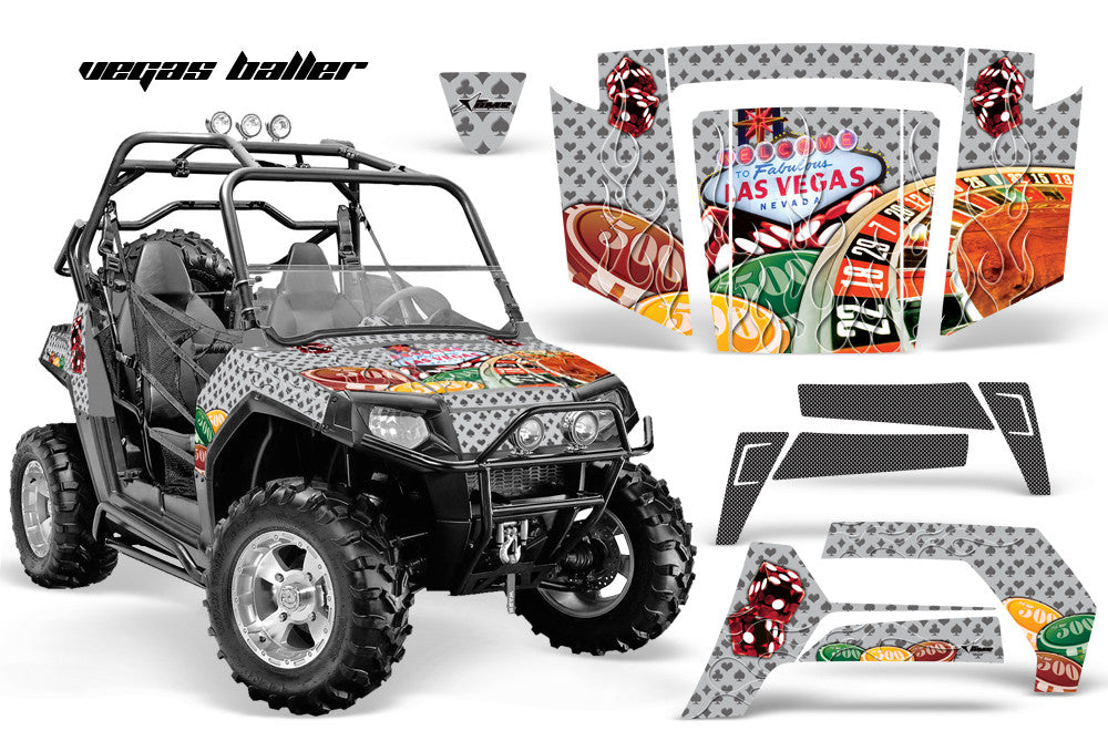 Vegas Baller in Silver Background