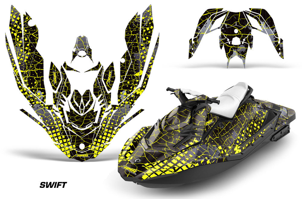 Swift - Black Background Yellow Design