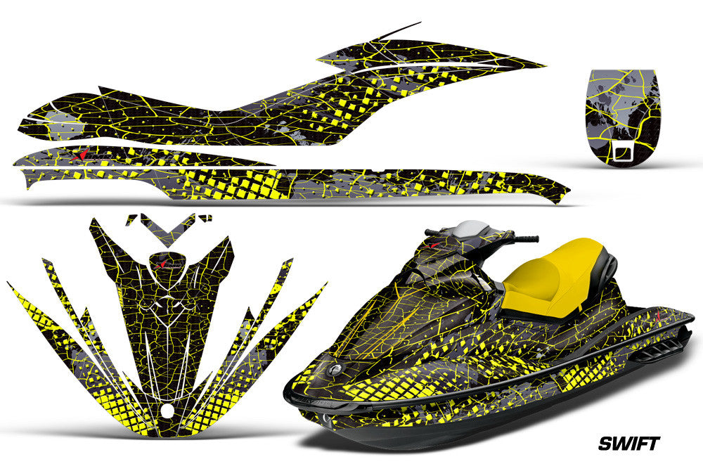 Swift - Black Background Yellow Design
