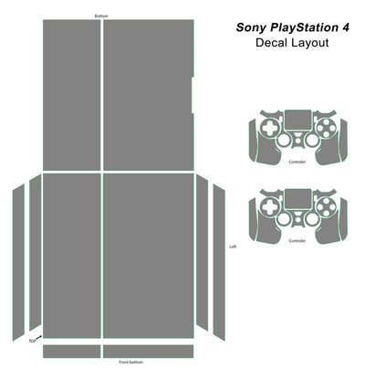 Skins console PS4 Pro décalcomanie enveloppement SEULEMENT Skins console PS4 Pro décalcomanie enveloppement SEULEMENT