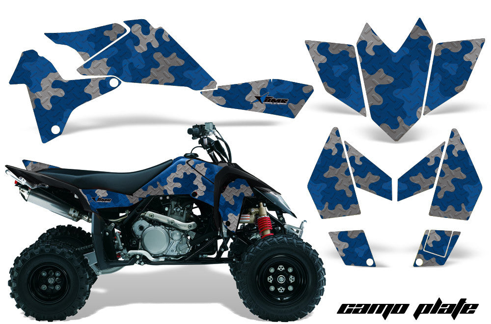 Camo Plate in Blue Design