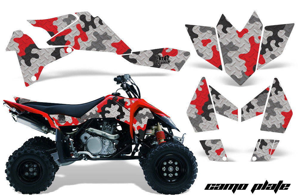 Camo Plate - Red Design