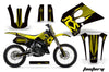 Factory Race - Black Background Yellow Design