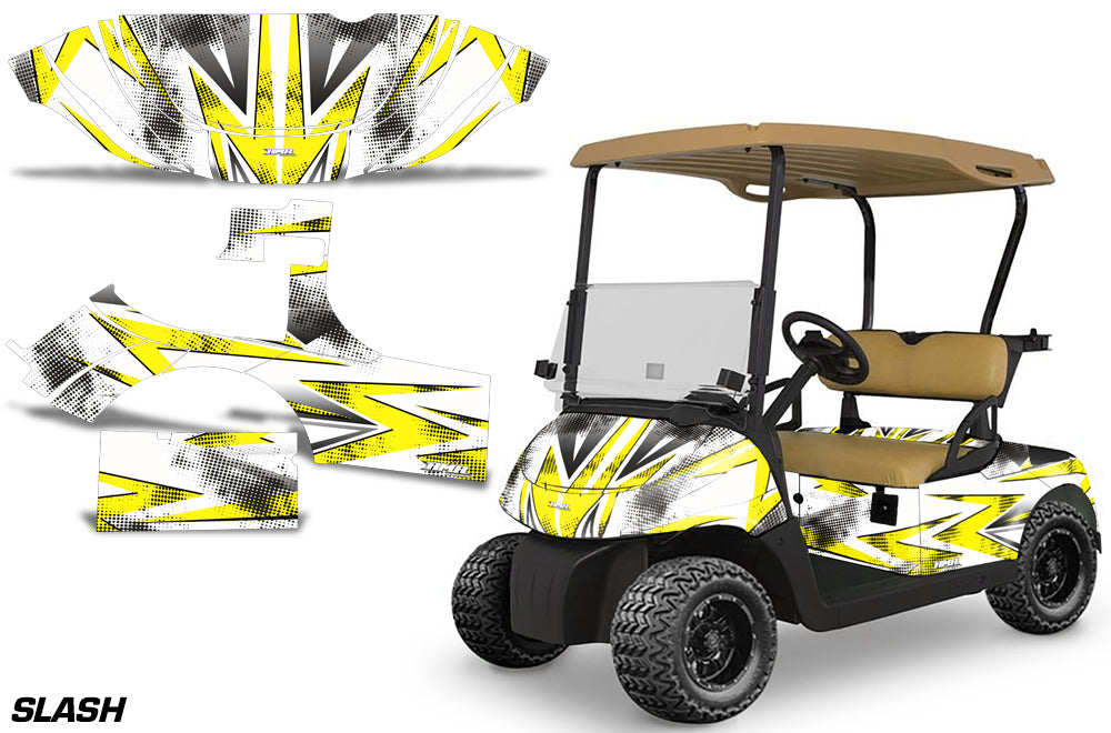 EZGO RXV Golf Cart Graphics - Invision Artworks Powersports Graphics