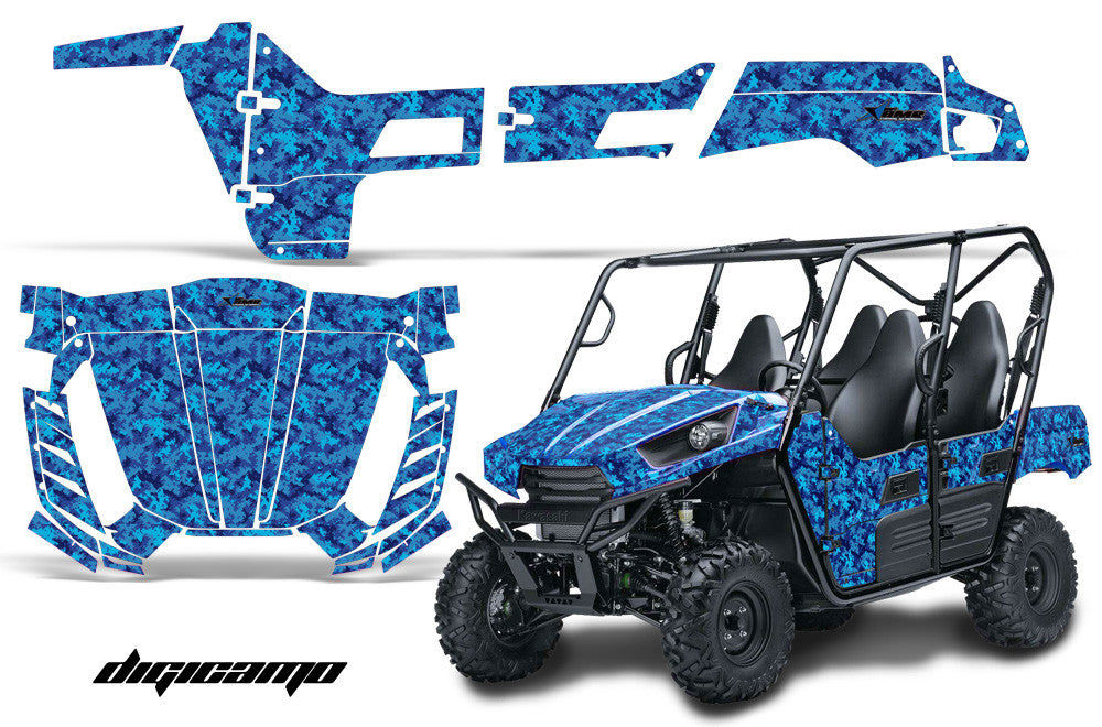 Digital Camo  - Blue Design