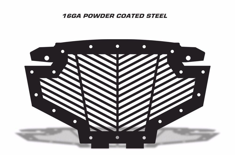 V Stripe - Satin Black